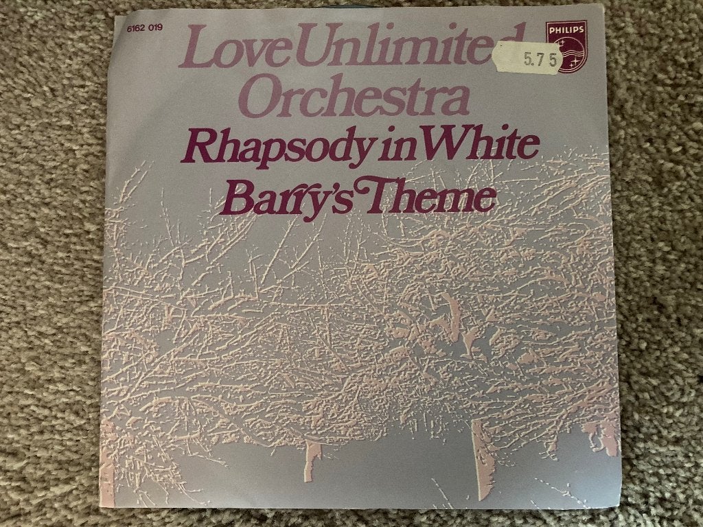Love Unlimited Orchestra Rhapsody in White, Cd's en Dvd's, Gebruikt, 7 inch, Ophalen of Verzenden, Overige typen