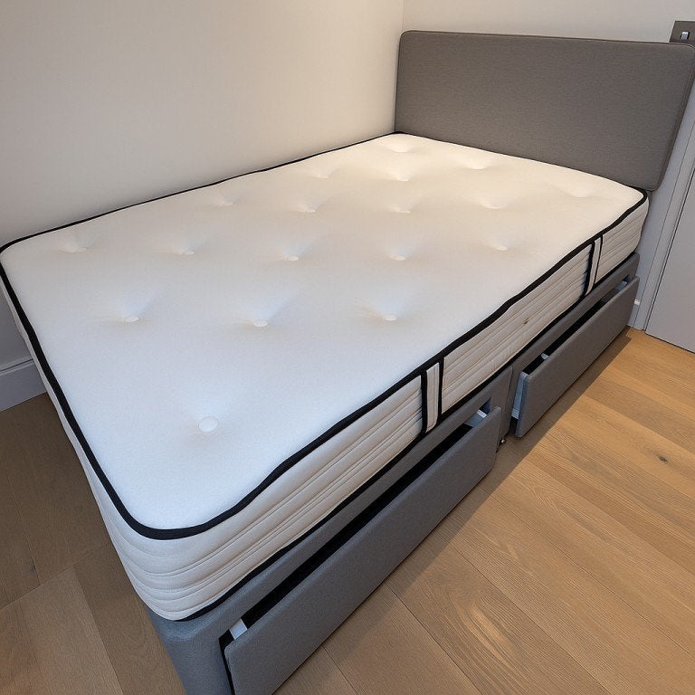 Brandnieuw bed met matras 90x200,140x200, 160x200,180x200 cm, Verzenden, Nieuw, Tweepersoons, DIVAN