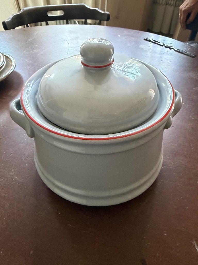 Soeppan, Ophalen, Pot, Bus of Blik, Zo goed als nieuw, Steen/keramiek