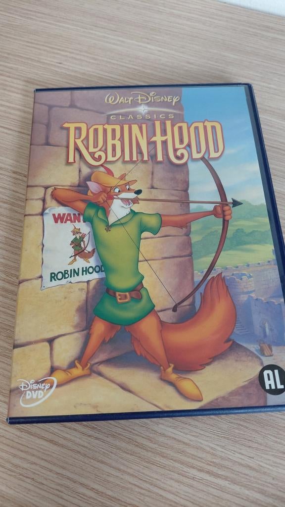 Robin hood Disney dvd, Alle leeftijden, Ophalen of Verzenden, Zo goed als nieuw, Amerikaans