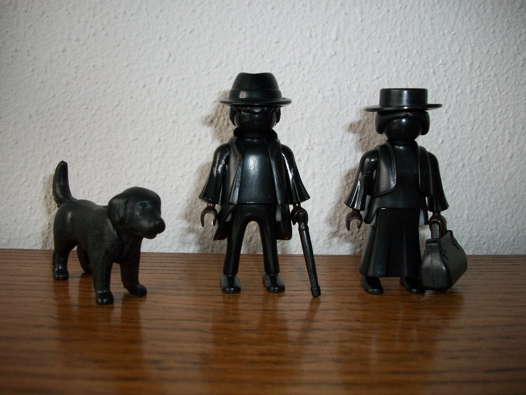 Black and White / echtpaar in zwart en/of wit / man en vrouw, Kinderen en Baby's, Speelgoed | Playmobil, Ophalen of Verzenden