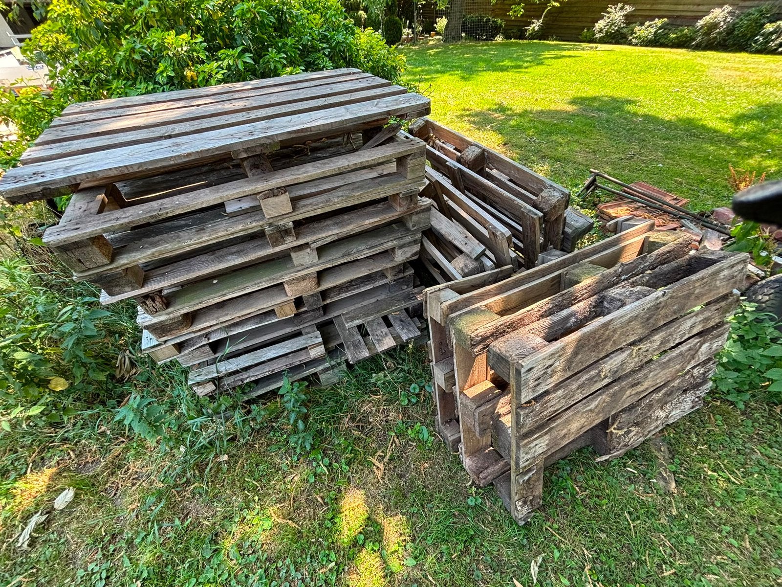Pallets gratis afhalen alles meenemen opruimen, Doe-het-zelf en Verbouw, Steigers, Ophalen, Gebruikt, Overige typen, Minder dan 2 meter