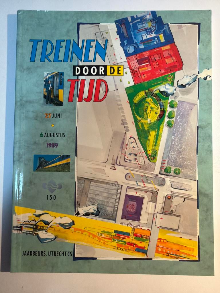 Treinen door de Tijd - Jaarbeurs Utrecht CS 1989, Ophalen of Verzenden, Gelezen, Trein