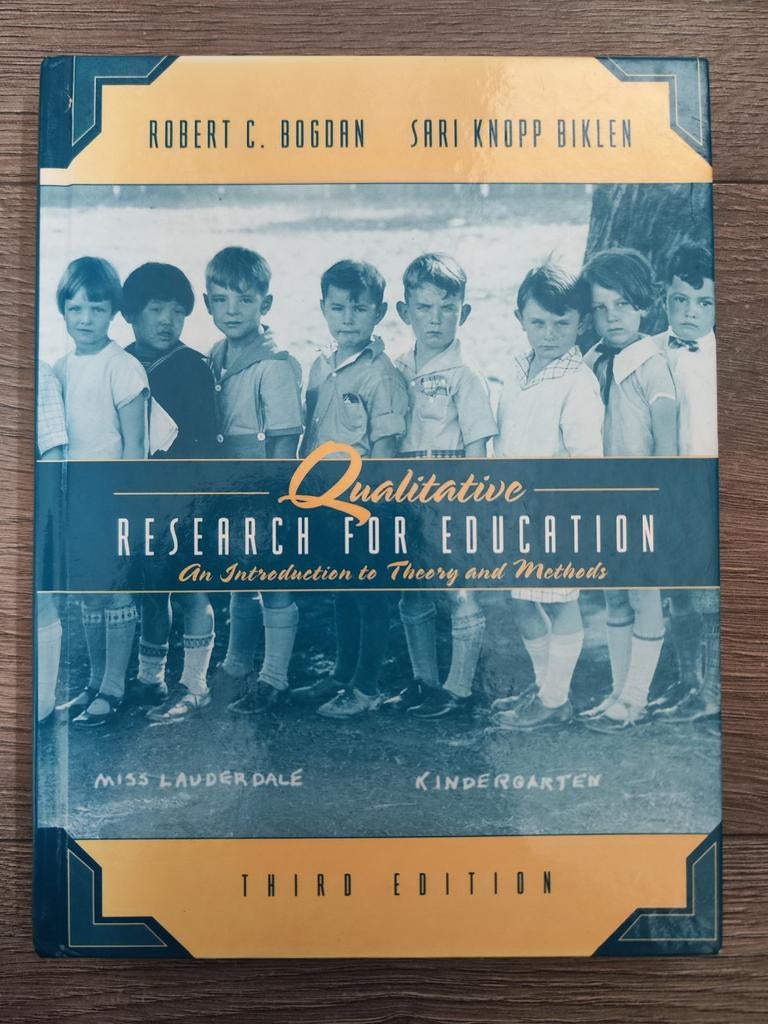 Qualitative Research for Education – Bogdan & Biklen, Boeken, Ophalen of Verzenden, Beta, WO