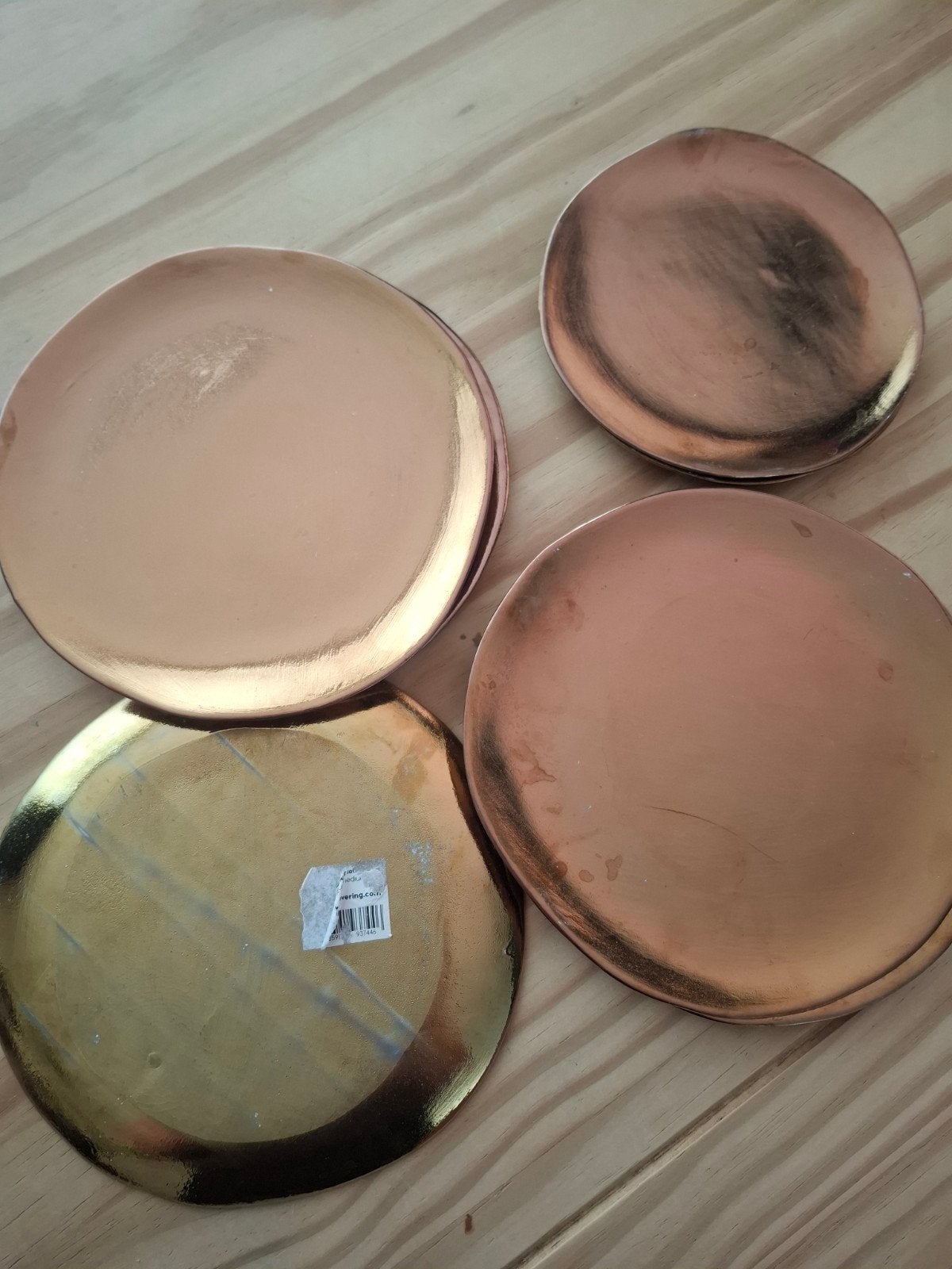 &Klevering gouden bordjes, Ophalen, Gebruikt, Overige materialen