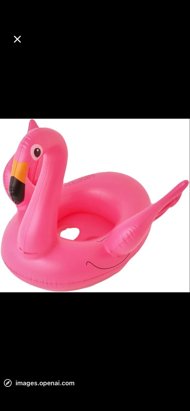 Baby zwemring met beenopeningen - Roze Flamingo, Ophalen of Verzenden, Zo goed als nieuw