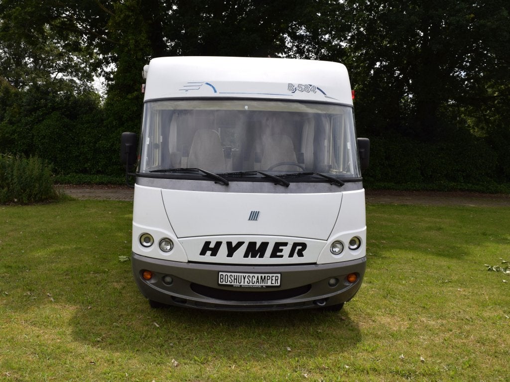 Hymer B584, Caravans en Kamperen, Integraal, Ringverwarming, 6 tot 7 meter, Bedrijf