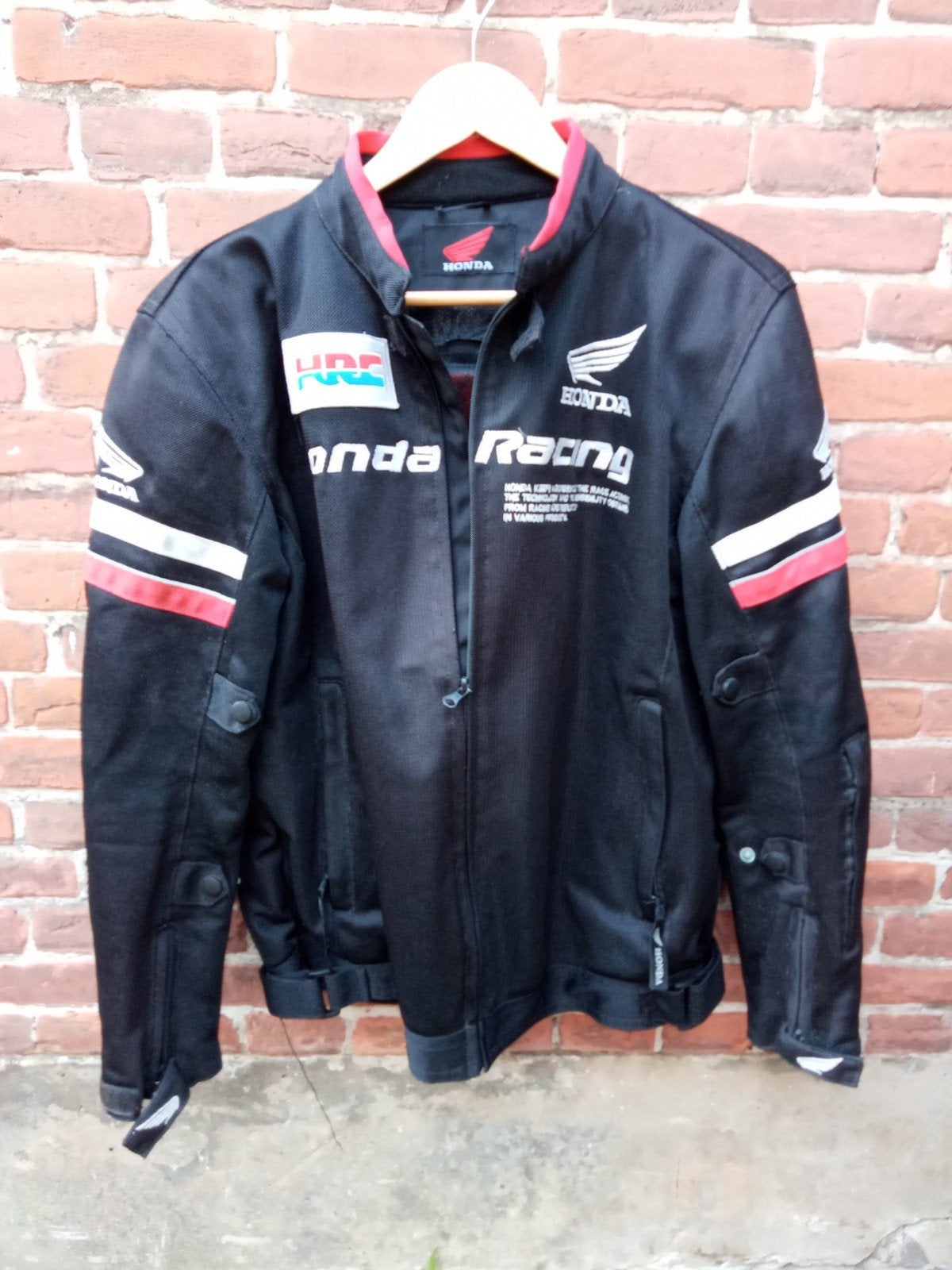 Honda Racing HRC motorjack zwart, maat S, Motoren, Ophalen of Verzenden, Tweedehands, Jas | textiel, Honda
