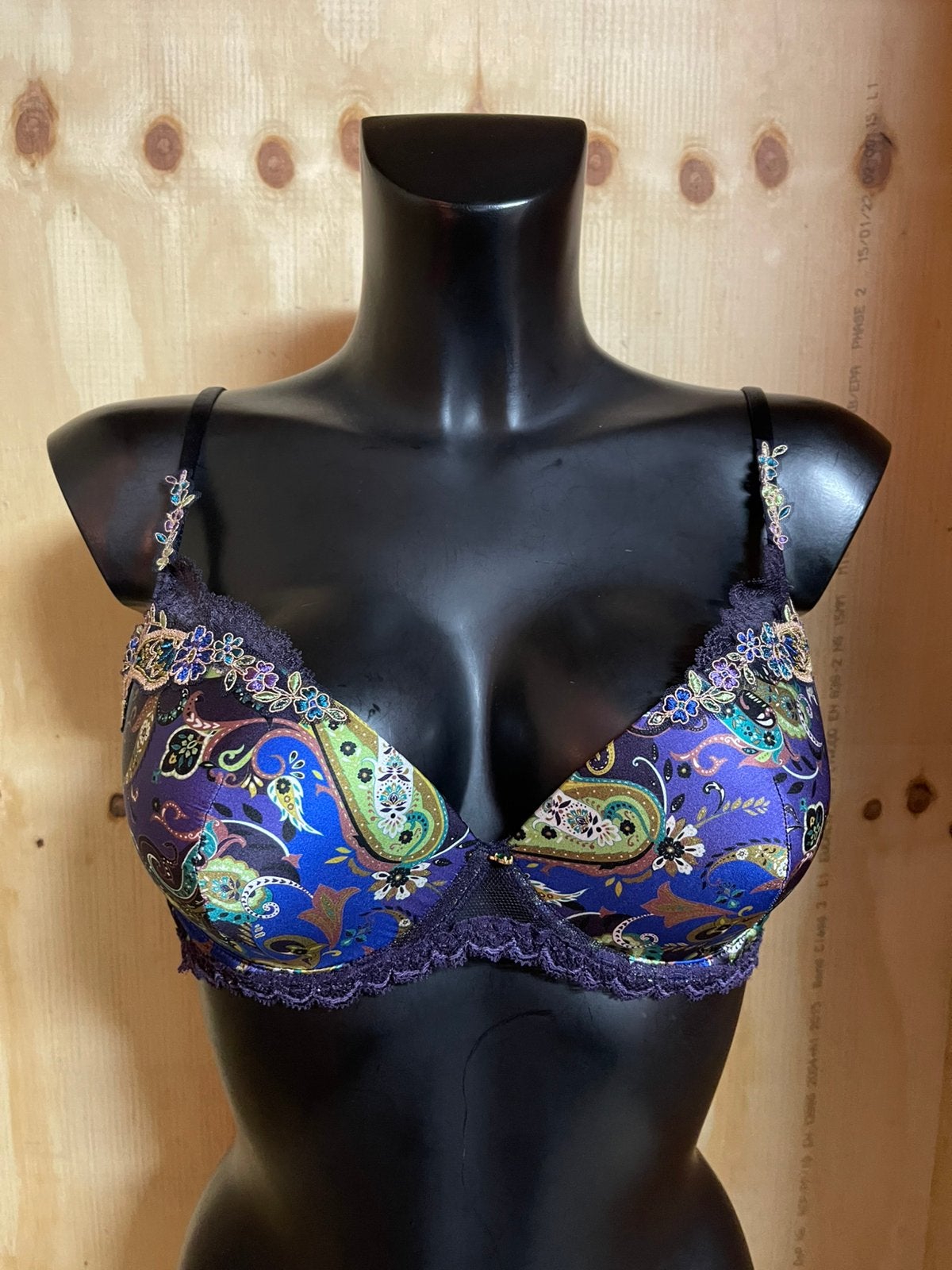 Lise charmel bh 75d dentelle cashmer, Verzenden, Blauw, BH