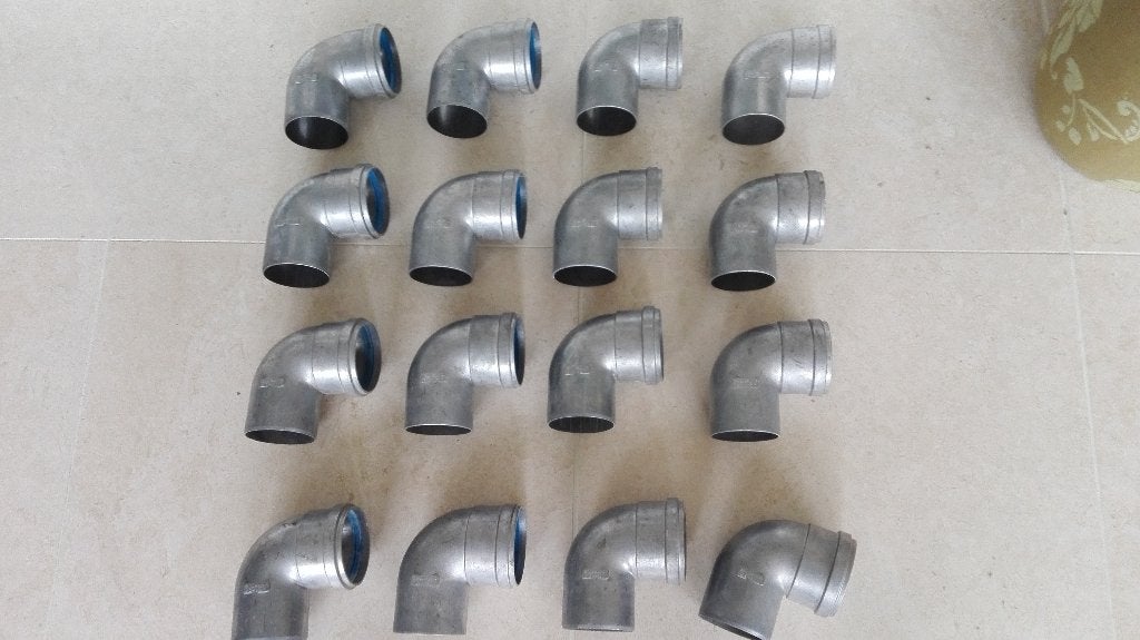 Dikwandig aluminium rookgas afvoer, 50mm, 70mm, 80mm, 90 mm., Afvoer, 60 tot 80 mm, Aluminium, Ophalen of Verzenden