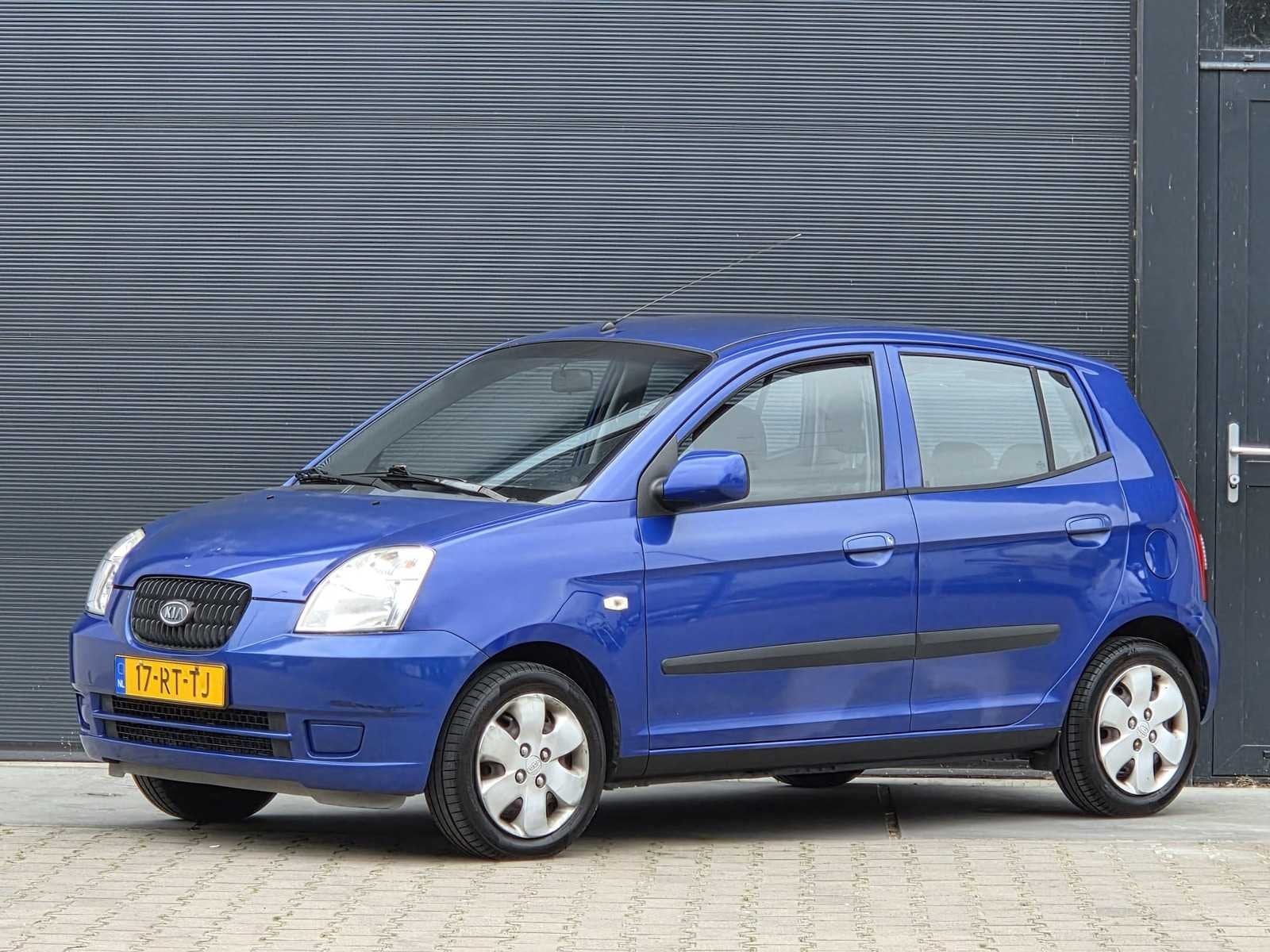 Kia - Picanto - 1.1 LXE - Automaat - 2005 - 17-RT-TJ - Perso, Auto's, Gebruikt, 4 cilinders, Blauw, Origineel Nederlands