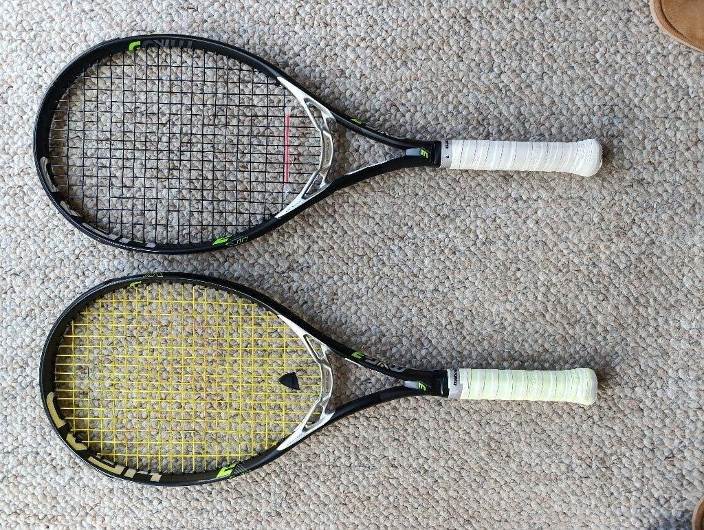 Head MxG 3 (2x), Sport en Fitness, Tennis, L2, Ophalen of Verzenden, Zo goed als nieuw, Head