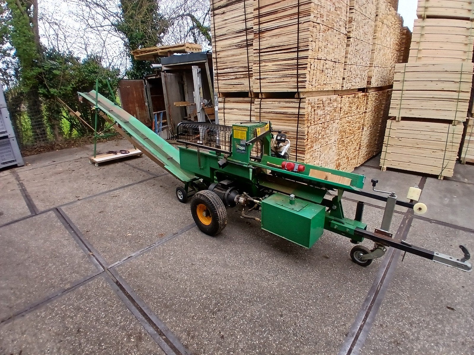 Goed werkende Kelfri zaagkloofmachine te koop, Minder dan 3 m³, Ophalen of Verzenden