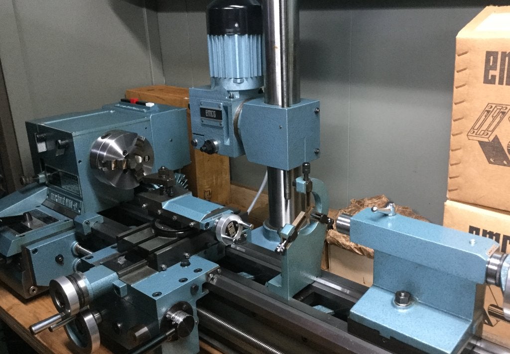 Emco Maximat V10-P ( Nieuwstaat ), Ophalen, Nieuw