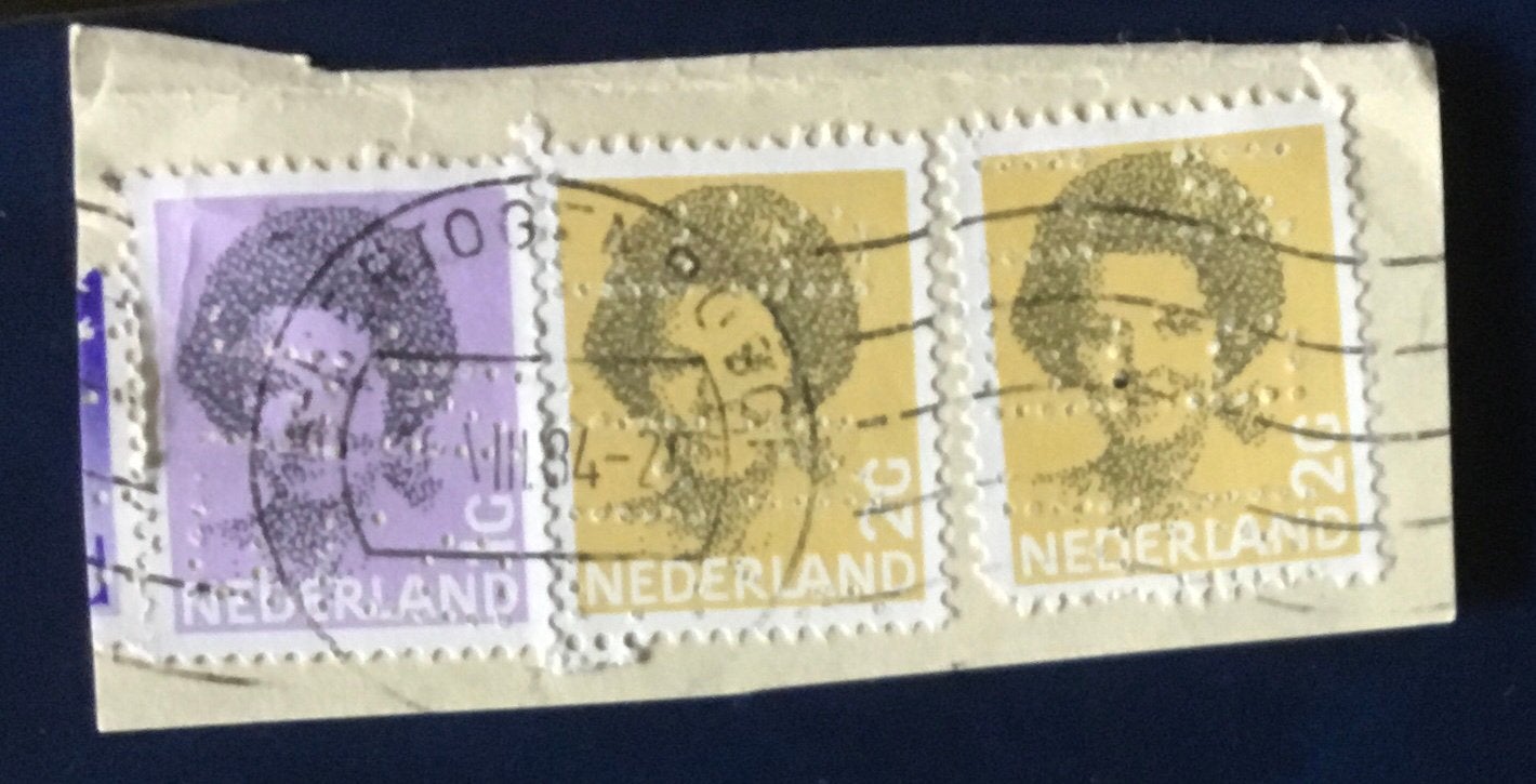 Perfins Nederland kavel pr 17, Ophalen of Verzenden, Na 1940, Gestempeld