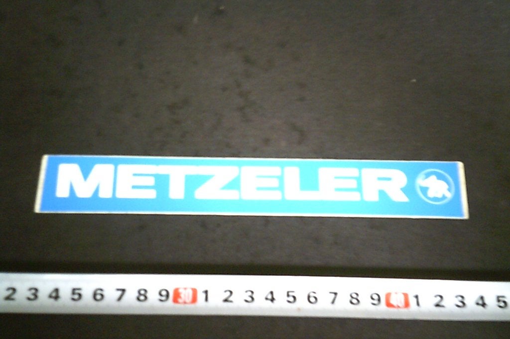 sticker METZELER   motor banden, Ophalen of Verzenden, Zo goed als nieuw