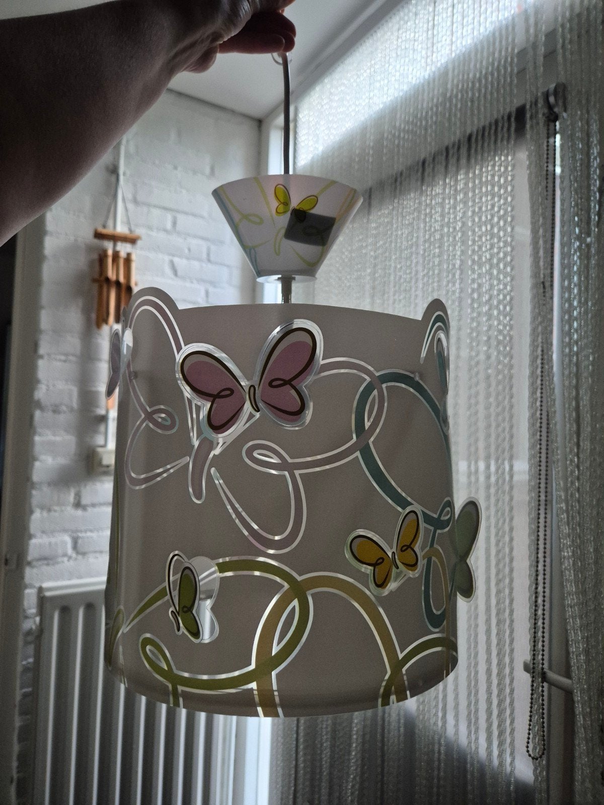 Hanglamp, meisjeslamp, vlinderlamp, Ophalen of Verzenden