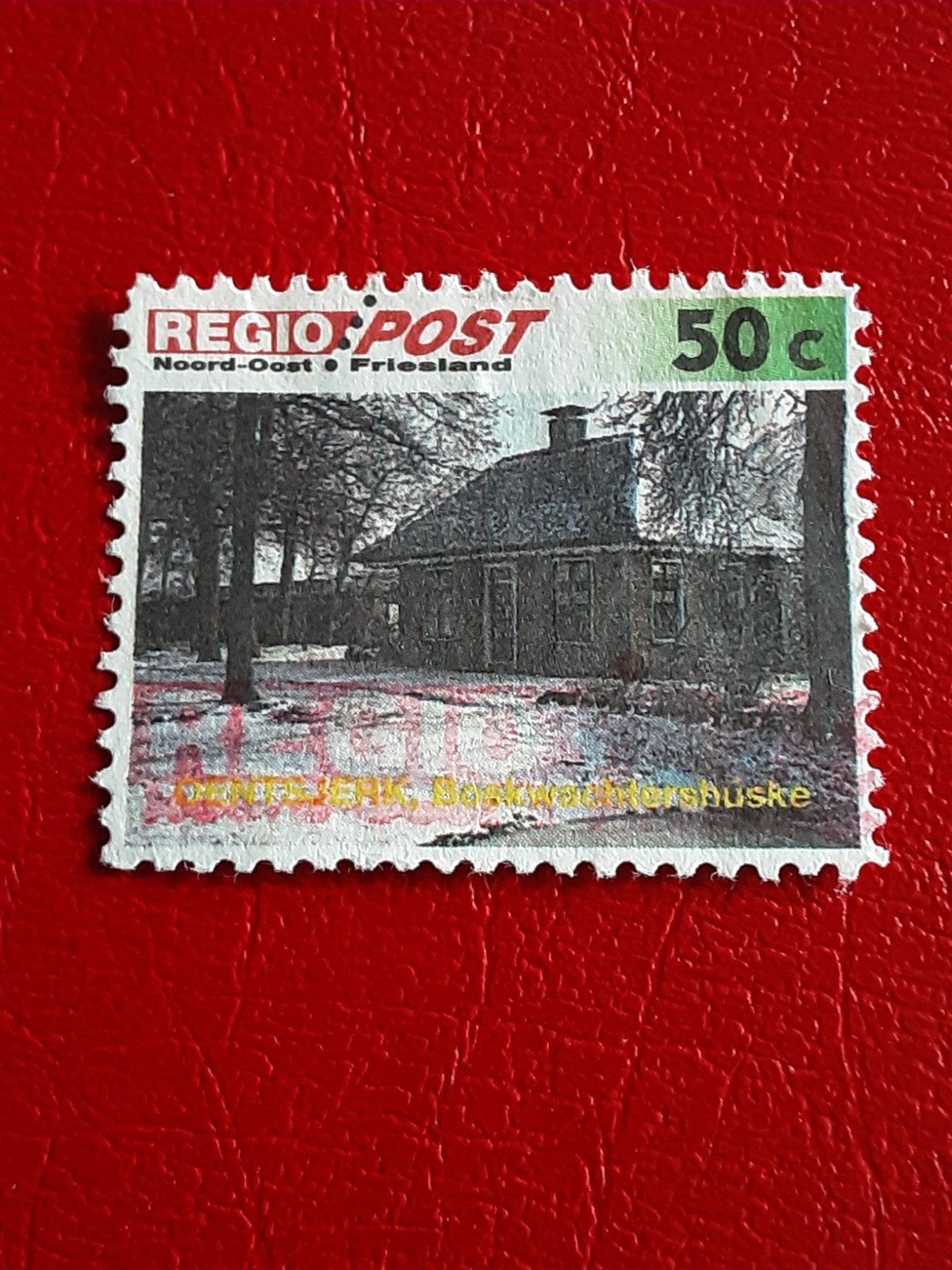 Regiopost.  Boskwachtershuske Oentsjerk ( gest), Postzegels en Munten, Ophalen of Verzenden