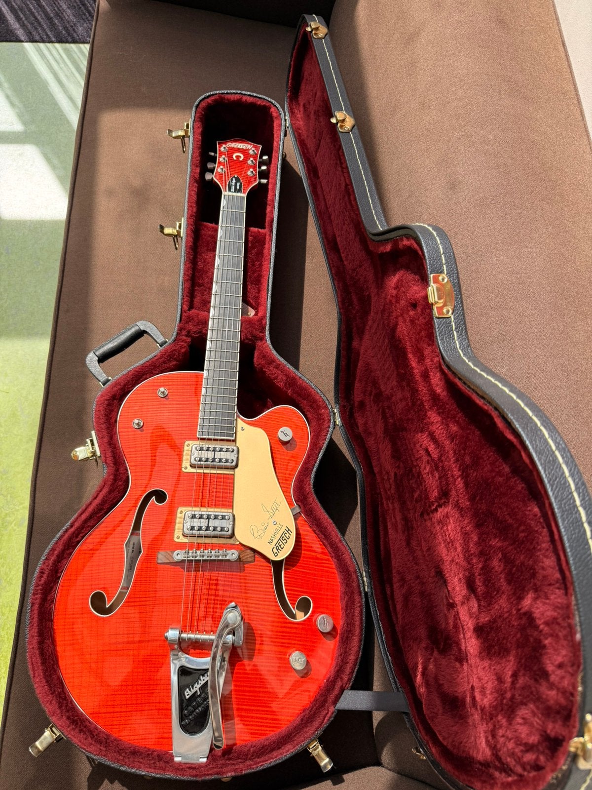 Gretsch Brian Setzer 2004–Absolute Mintstaat / Old New Stock, Ophalen, Nieuw, Hollow body, Overige merken