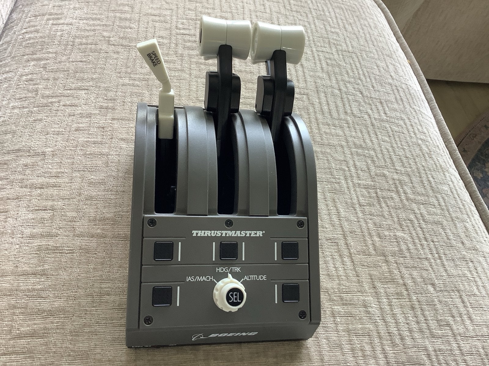 Thrustmaster TCA Quadrant Boeing Edition, Ophalen of Verzenden, Overige merken, Zo goed als nieuw