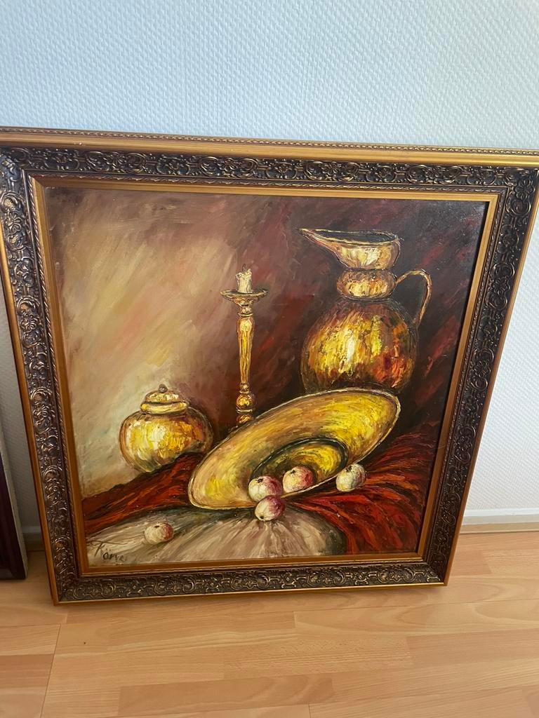 Prachtig stilleven i.z.g.st. 88c95cm ‘ Körver ‘, Ophalen of Verzenden
