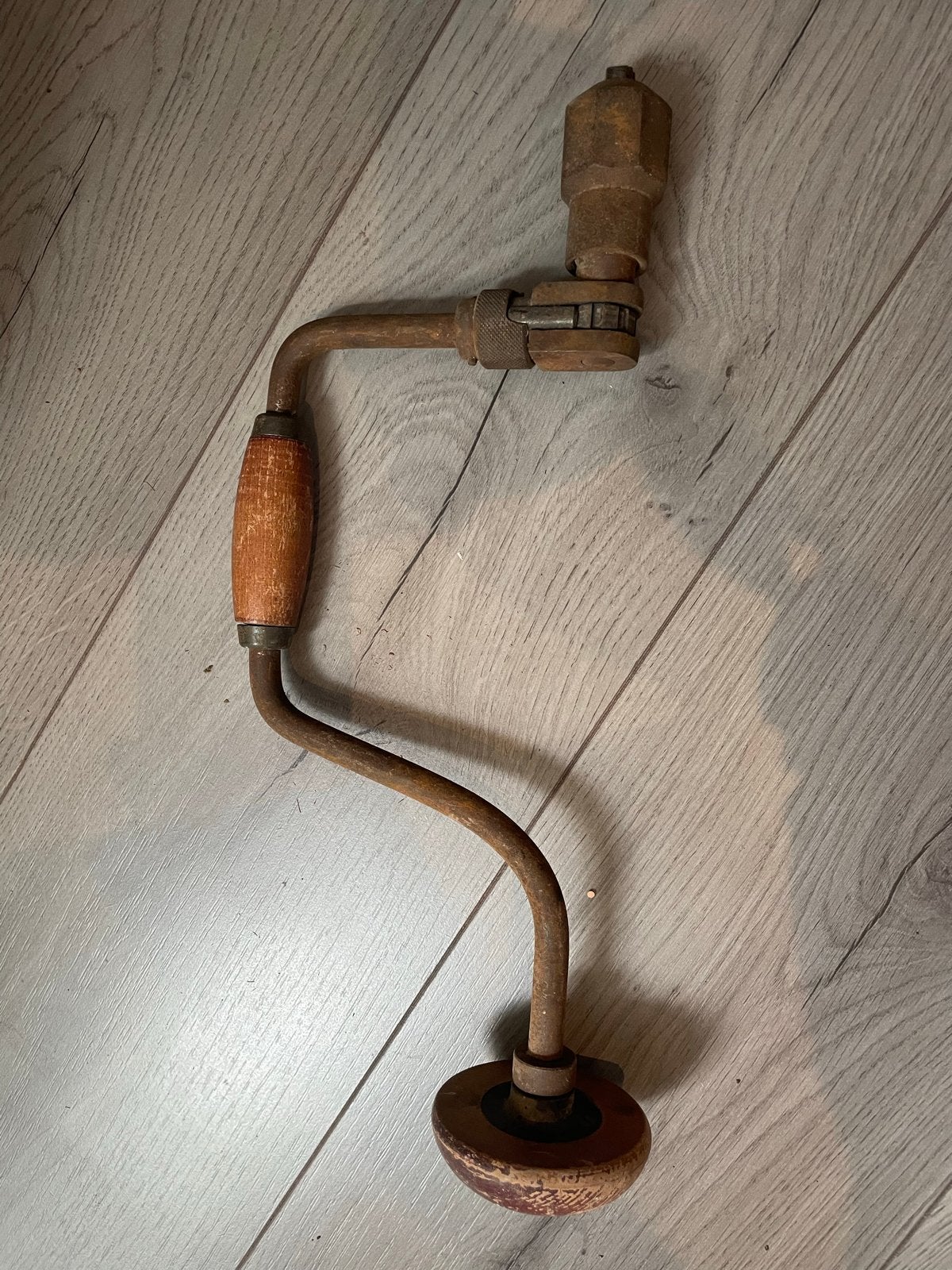 Antieke handboor - Gaaf en functioneel, Antiek en Kunst, Ophalen of Verzenden