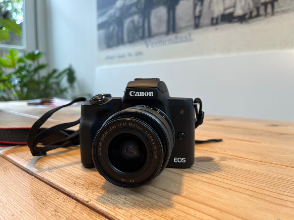 Canon EOS M50-camera met cameratas en toebehoren, Canon, Ophalen of Verzenden, Zo goed als nieuw, 8 keer of meer