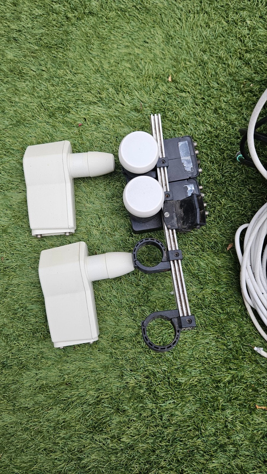4 schotel koppen met accessoires, Ophalen of Verzenden, Gebruikt, Overige merken
