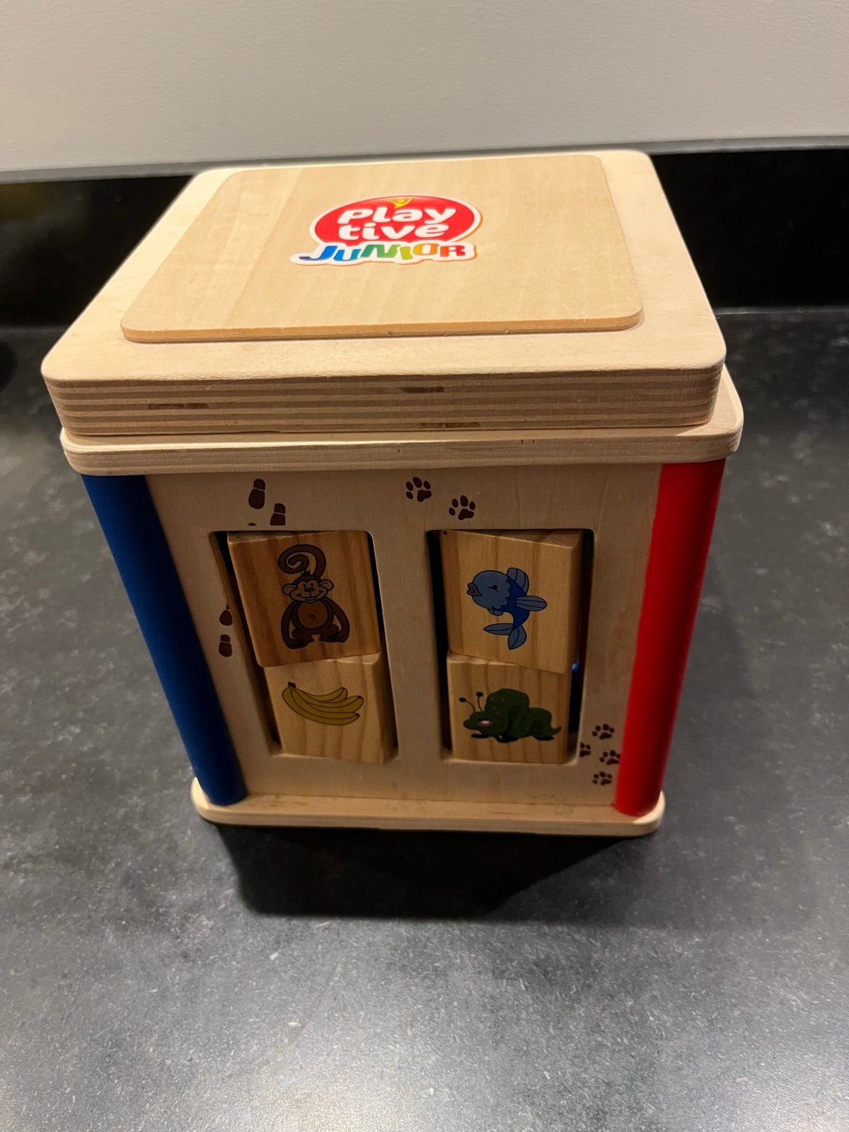 Playtive Junior Houten Activiteiten Kubus, Ophalen, Zo goed als nieuw, Overige typen