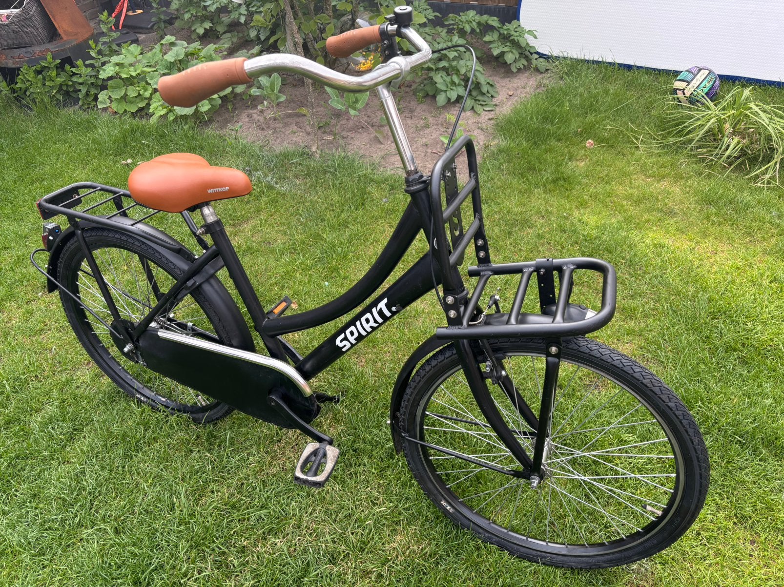 Nieuwstaat 24 inch Spirit meisjes fiets zwart, Fietsen en Brommers, Fietsen | Meisjes, Ophalen of Verzenden, Zo goed als nieuw
