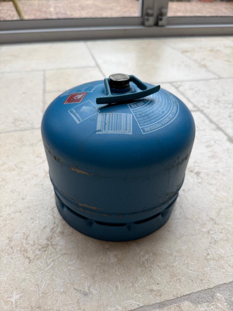 Camping gasfles type 904 navulbaar/ inruilbaar, Caravans en Kamperen, Ophalen of Verzenden, Gebruikt