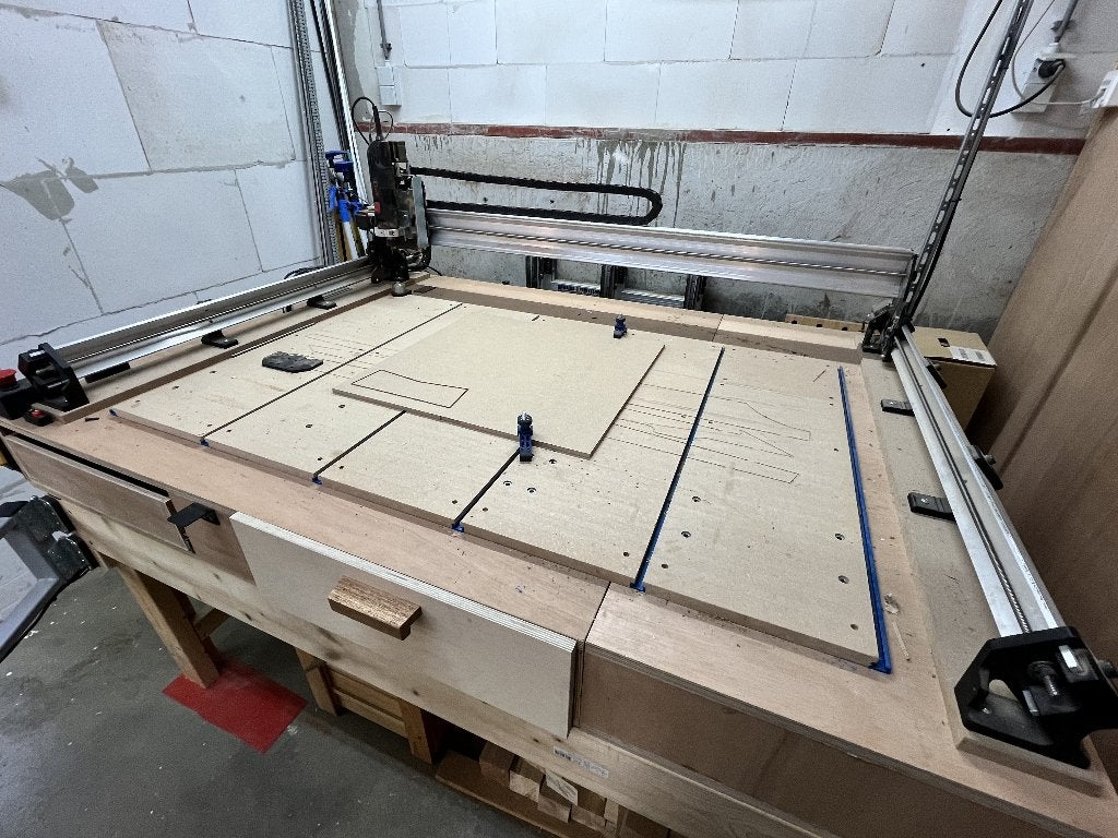 Sienci Longmill CNC met 48"" MK2 gantry, Doe-het-zelf en Verbouw, Ophalen of Verzenden, Zo goed als nieuw, Freesbank, 1000 mm of meer