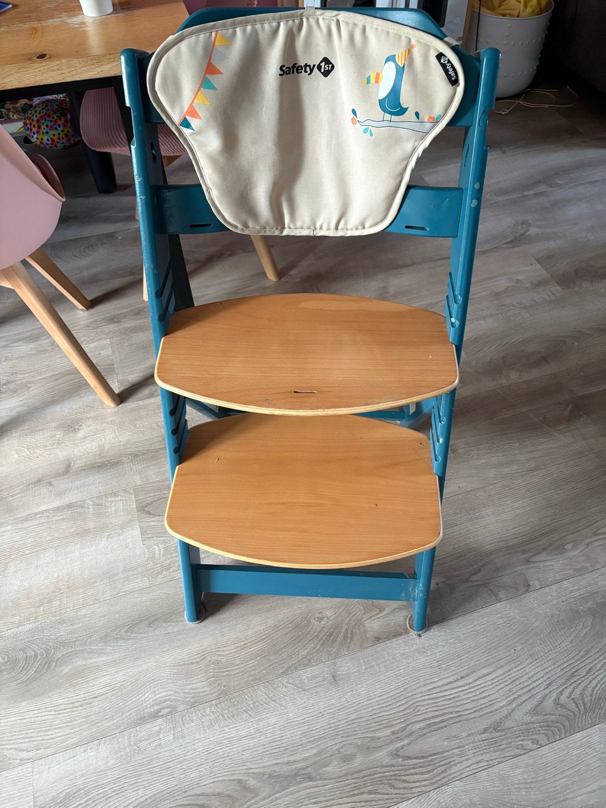 Safety 1st Meegroeistoel - Blauw met kussen, Ophalen, Gebruikt, Meegroeistoel, Stoelverkleiner