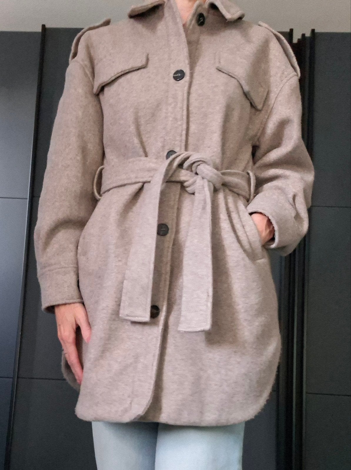 Co'Couture jas maat S | Bruin/taupe | Hele goede staat, Bruin, Verzenden, Co'couture, Maat 36 (S)