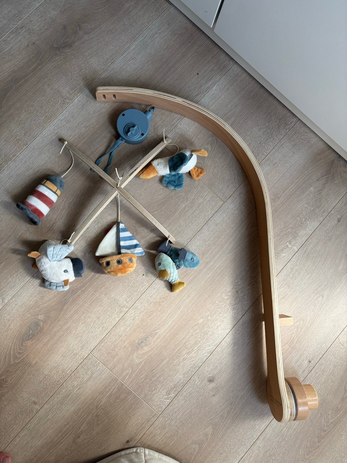 Little Dutch Houten Muziekmobiel Sailors Bay, Kinderen en Baby's, Ophalen, Zo goed als nieuw, Mobiel, Met geluid