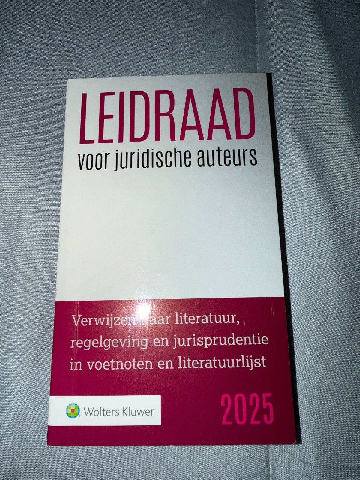 Leidraad voor juridische auteurs 2025 - Wolters Kluwer, Ophalen of Verzenden, Gamma, Nieuw, HBO