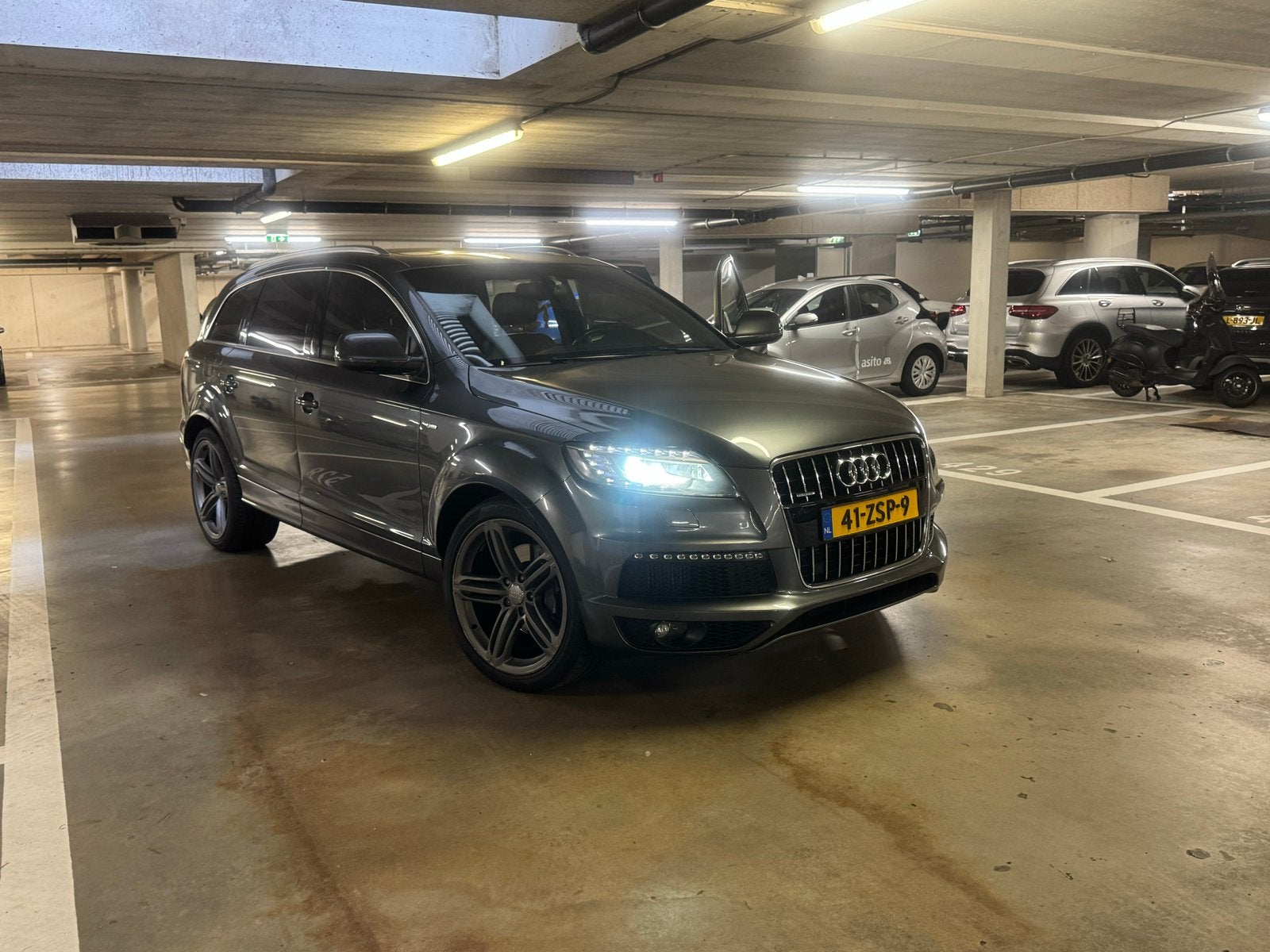 Audi Q7 4.2 TDI 250KW Quattro Tiptr.8st 2011 Grijs, Auto's, Automaat, 340 pk, 11 km/l, Diesel