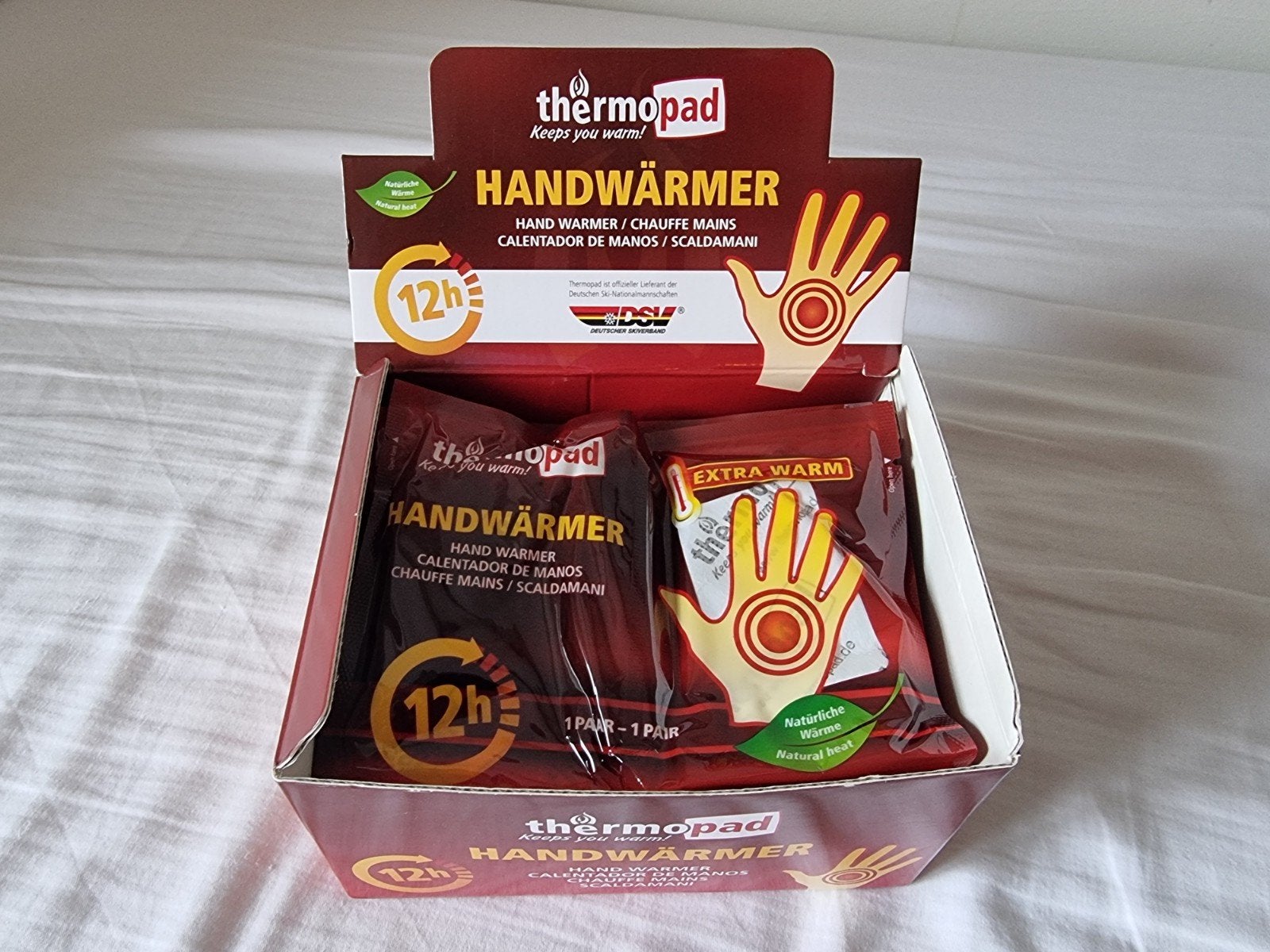 Thermopad Handwarmers – 9 paar / 18 stuks – 12 uur Warmte, Ophalen of Verzenden, Nieuw
