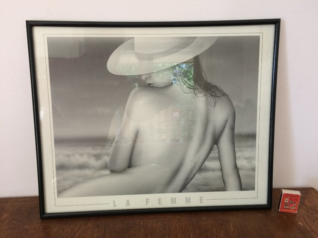 Jaren 80 uptown girl on the beach zwart/wit eighties femme, Ophalen of Verzenden, Zo goed als nieuw, Foto of Poster, 5 – 50