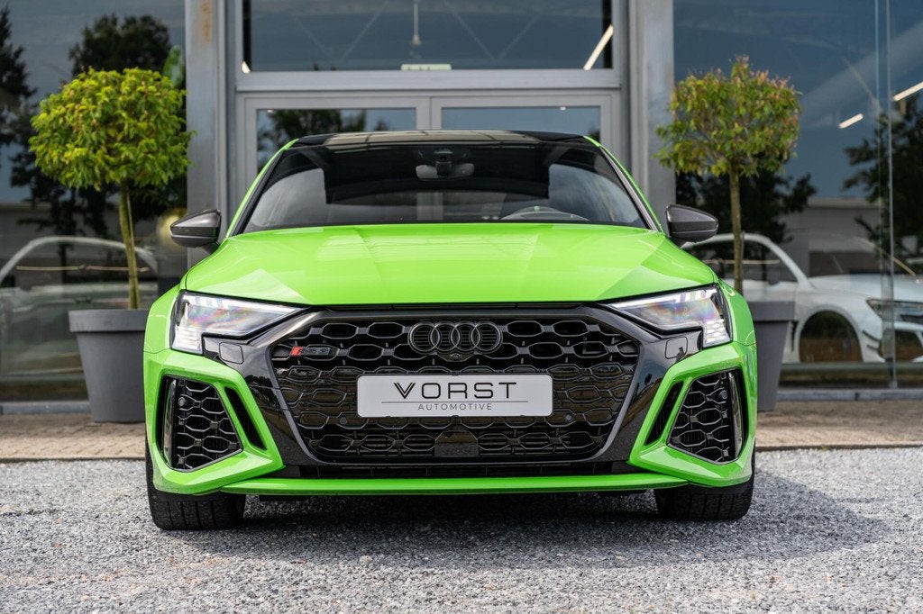 Audi RS 3 2.5 TFSI quattro Pano Hulk B&O Keramisch Leer HUD, Auto's, Audi, Automaat, Gebruikt, Zwart, RS3