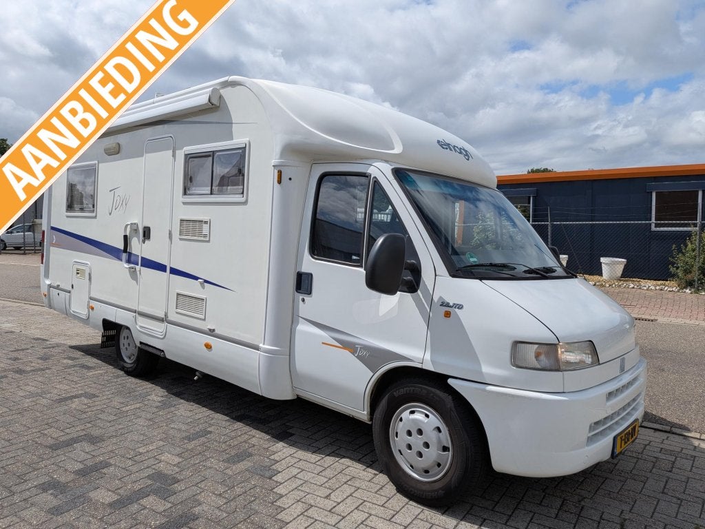 Elnagh Joxy 26 Fiat Ducato nu alle campers in prijs verlaagd, Caravans en Kamperen, Overige merken, Fiat, 6 tot 7 meter, Bedrijf