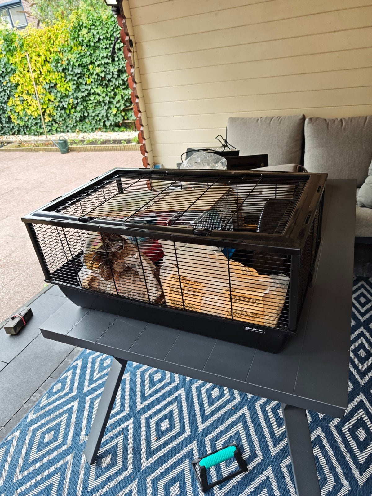 hamsterkooi zwart, Ophalen, Minder dan 75 cm, Kooi, Minder dan 60 cm
