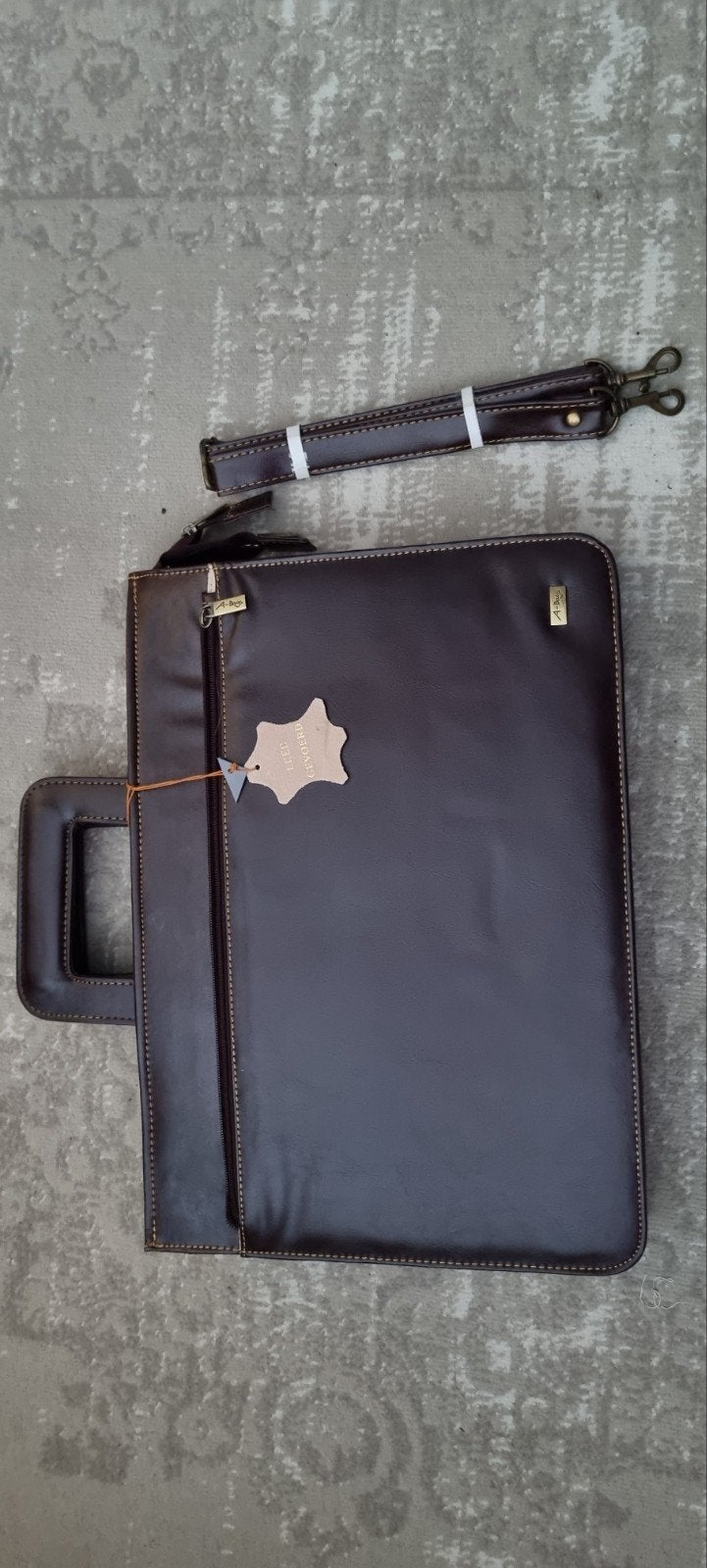 Nieuwe A-Bags Leren Aktetas, Ophalen of Verzenden, Nieuw, Leer