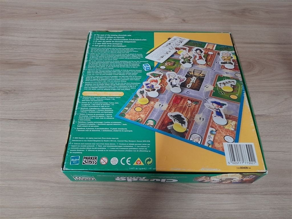 Cluedo Junior chocoladetaart editie - s1536, Verzenden, Zo goed als nieuw