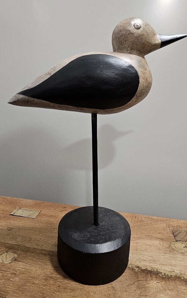 LEUKE BROCANTE HOUTEN VOGEL, Antiek en Kunst, Houtsnijwerk, Ophalen of Verzenden, Handgemaakt, 20 - 50 cm