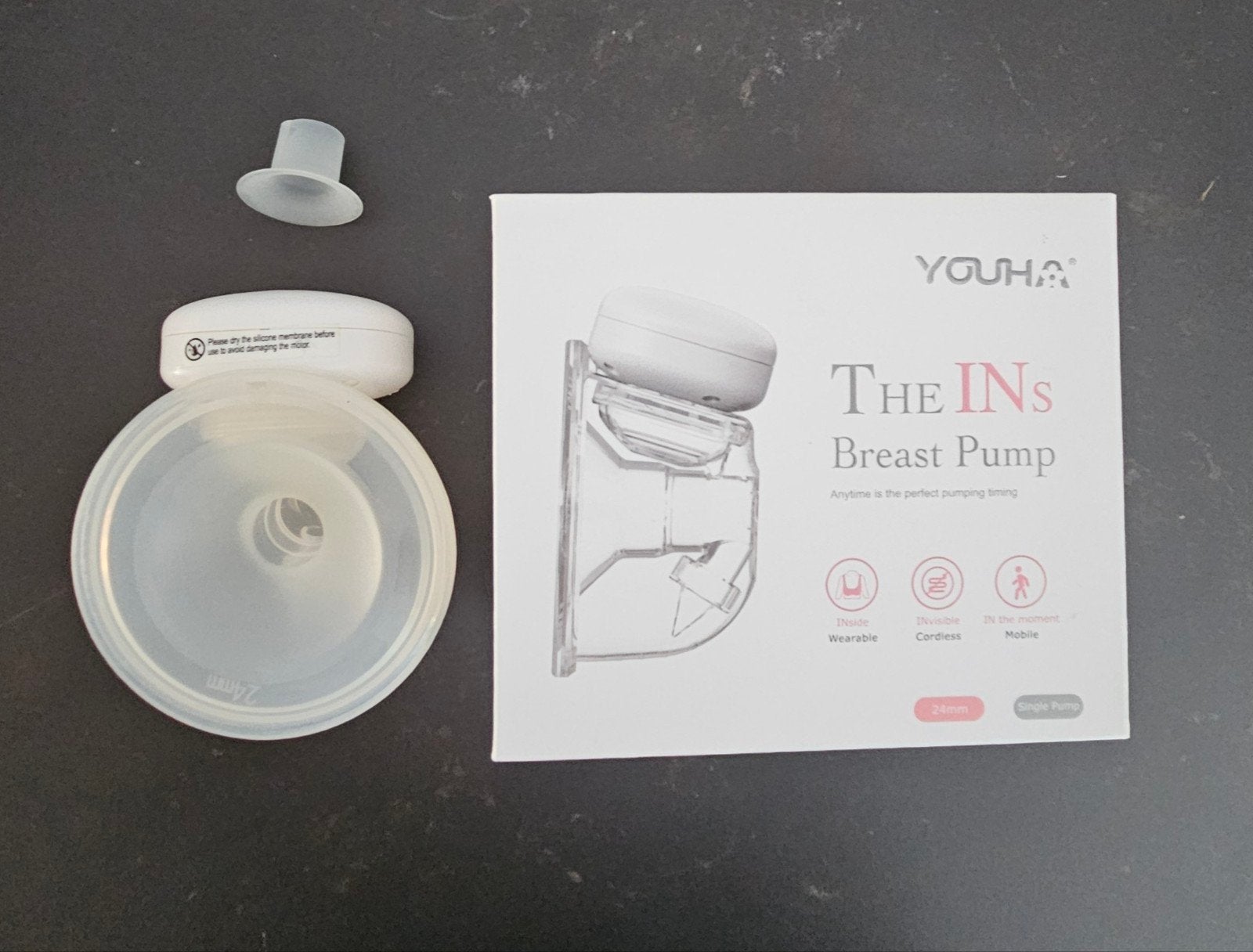 youha the ins 1e generatie 24mm met uitneembare verkleiner, Draagbaar, Overige typen, Youha, Ophalen of Verzenden