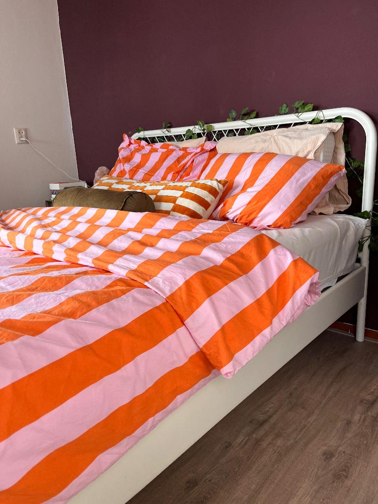 IKEA nesttun 140x200, Ophalen, Gebruikt, Wit, 140 cm
