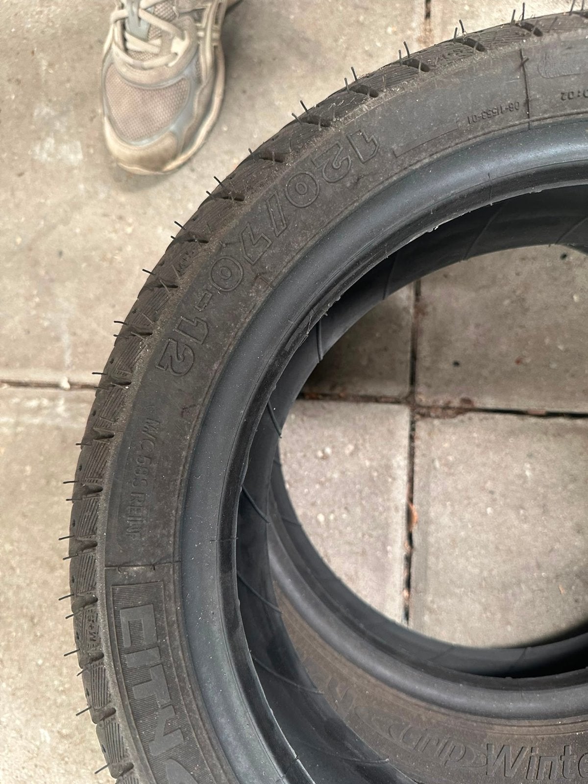 Michelin City Grip Winterbanden 120/70-12 (2 stuks), Ophalen, Gebruikt, Overige typen, Overige merken