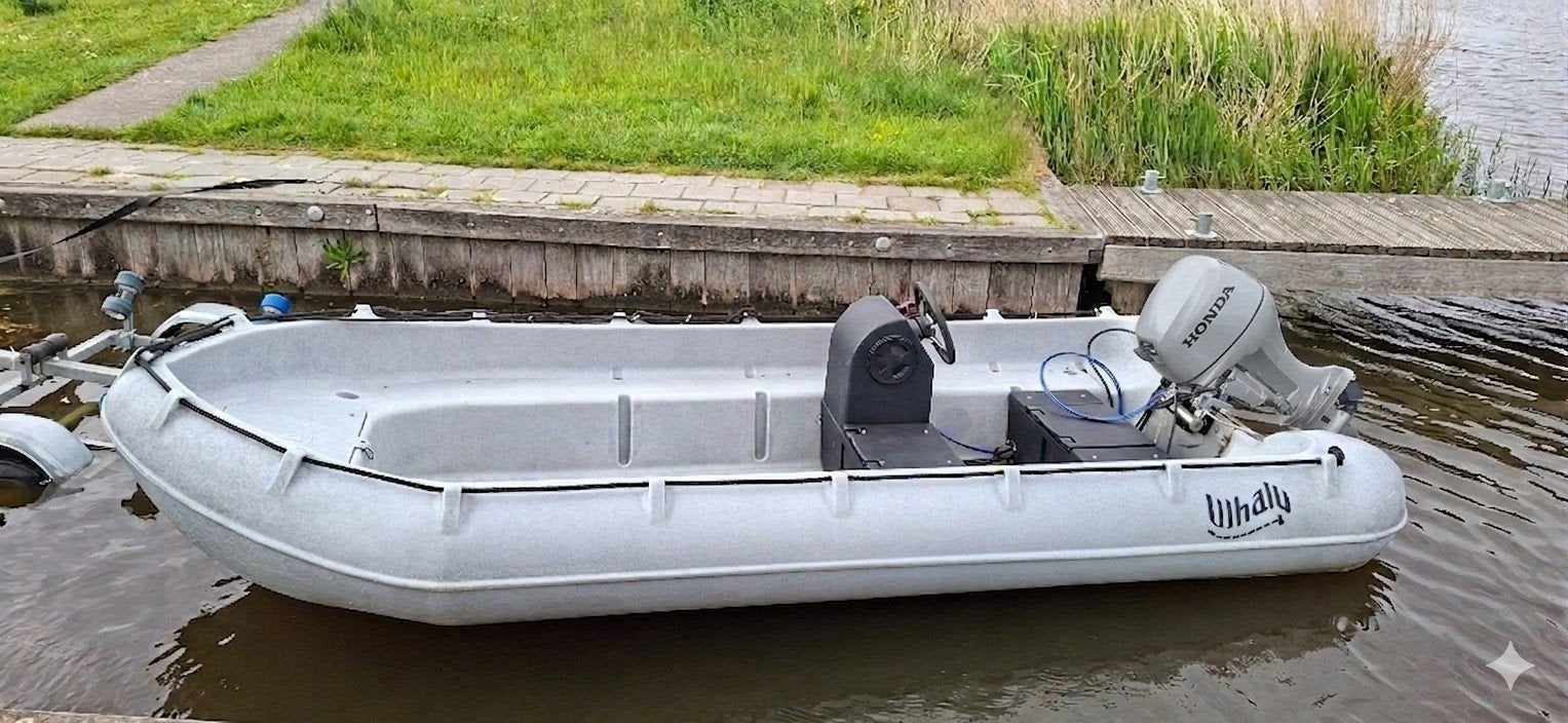 Whaly 270 / Whaly 435 - Honda 8pk 2017, Ophalen, Buitenboordmotor, Trailer, Zo goed als nieuw