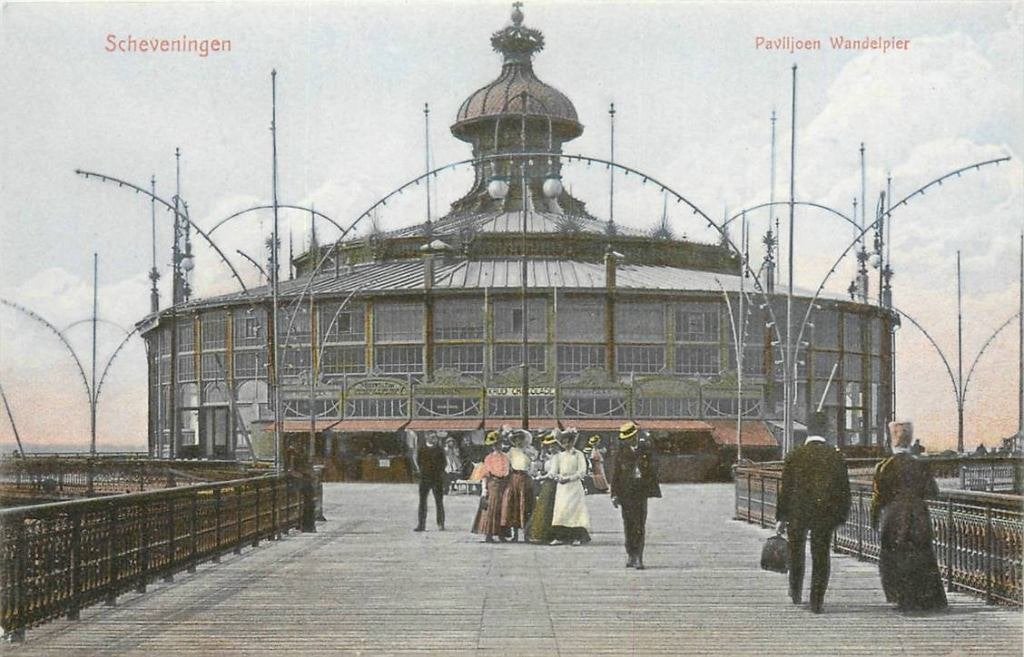 388-261-007 Scheveningen Paviljoen Wandelpier, Verzenden, Voor 1920, Zuid-Holland